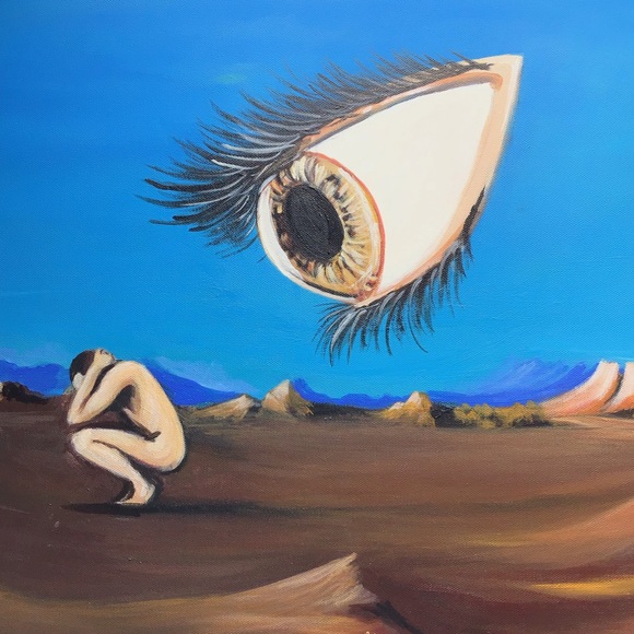 LThe Eye acrylic on canvas - Picture 5 of 16